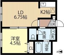 LEE SPACE 発寒3条の間取り画像