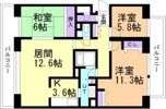 アームズ虹が杜の間取り画像