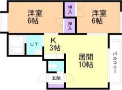 エルソル北33条の間取り画像