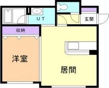 クロス水車町の間取り画像