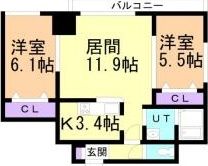 グラン札幌の間取り画像