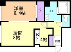 レフィナード北12条の間取り画像