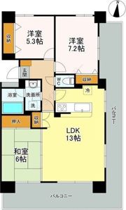 サムティレジデンス南8条の間取り画像
