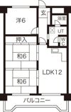幌西ハイツの間取り画像
