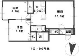 ルミエールN31Aの間取り画像