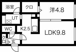 BAMBINI発寒の間取り画像
