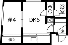 ブランノワール西町南の間取り画像