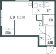 アーバンクラスタ新札幌IIIの間取り画像