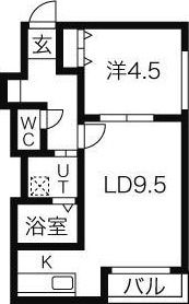 グランカリスKの間取り画像