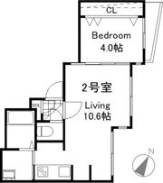 N-ひばりが丘の間取り画像
