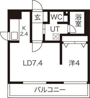 LEE厚別中央の間取り画像