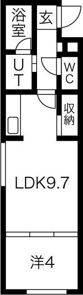 HOPE桑園の間取り画像