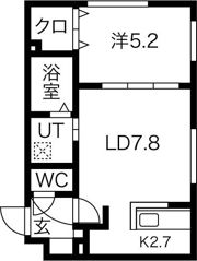 WIND HILLS West14の間取り画像