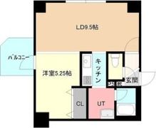 パークヒルズイースト23Bの間取り画像