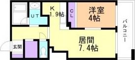KDXレジデンス大通公園の間取り画像