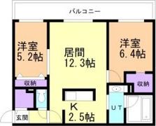 K－place東札幌の間取り画像