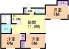 HAL旭山公園通りの間取り画像