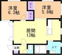 GraceCourtの間取り画像