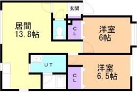 旭ハイツの間取り画像