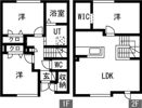 (仮称)平岡8条3丁目メゾネットの間取り画像