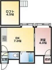 JPコート南平岸Aの間取り画像