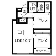 Azure Court S8の間取り画像