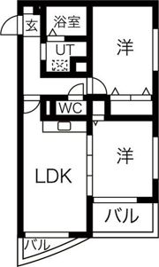 ラークヒルズマンションの間取り画像