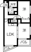 ラークヒルズマンションの間取り画像