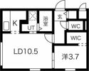 ティエラ南平岸の間取り画像