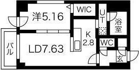 S-RESIDENCE近代美術館前の間取り画像