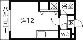白栄ビル南郷の間取り画像