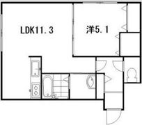 プランドゥール医大前の間取り画像