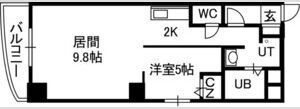プルミエール札幌の間取り画像