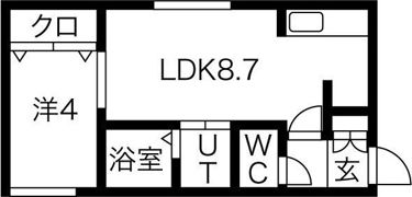 PRINCESS SQUARE大通東の間取り画像