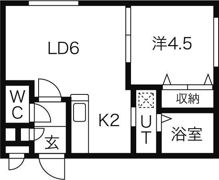 ブランノワールN3.exeの間取り画像