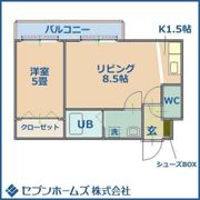 アムール中島公園の間取り画像