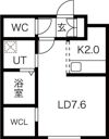 ecoflats中島公園の間取り画像