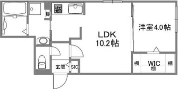 ブランシャール菊水HDの間取り画像