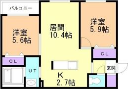 ラデュレひばりが丘の間取り画像