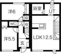 Village （ヴィラージュ） 曙 IIの間取り画像