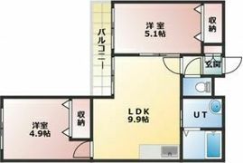 メニーズコートS25の間取り画像