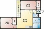 メニーズコートS25の間取り画像