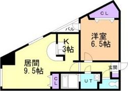 ノール月寒中央通の間取り画像
