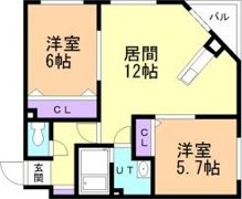 ハピネス福住の間取り画像