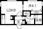 VIA LATTEA本通（ヴィアラティアホンドオリ）の間取り画像