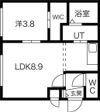 Ruhe福住の間取り画像