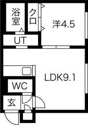 HOPE豊平公園の間取り画像