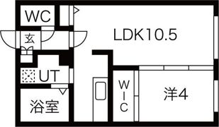 Pine hills中の島の間取り画像