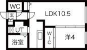 Pine hills中の島の間取り画像