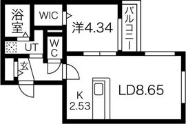 カレラ平岸（平岸4-4MS）の間取り画像